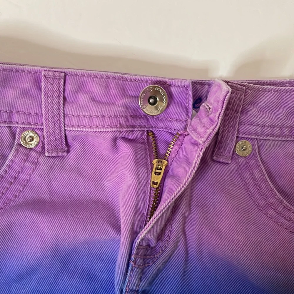 Justice Jeans 2 toned shorts youth size 14R